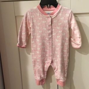 EUC Jojo Maman Bebe Bodysuit Sleeper Playsuit